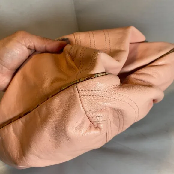 Fendi Y2K Spy Bag Pink Dusty Pink Pebbled leather - Picture 12 of 15